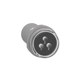 XB5EV57K4 - Harmony XB5, Işıklı Buton 3 faz gerilimi, 3 LED'li gösterge, kırmızı, yeşil, sarı, 400 V AC - 1