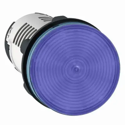 Schneider Electric - XB7EV06MP - yuvarlak pilot ışığı Ø 22 - mavi - entegre LED - 230..240 V -vida kelep terminal - 1