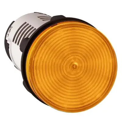 Schneider Electric - XB7EV08BP - yuvarlak pilot ışığı Ø 22 - turuncu - entegre LED - 24 V - vida kelepç terminali - 1