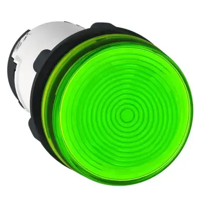 Schneider Electric - XB7EV63P - yuvarlak pilot ışığı Ø 22 - yeşil - BA 9s taban - <= 250 V - vida kelepç terminl - 1