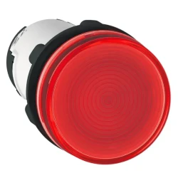  XB7EV64P - yuvarlak pilot ışığı Ø 22 - kırmızı - BA 9s taban - <= 250 V - vida kelep termnl - 1