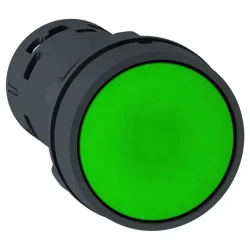  XB7NH31 - yeşil sıva altı buton Ø22 - itme ve itme ile serbest bırakılan - 1NA - vida - 1