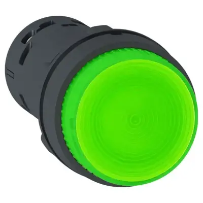 Schneider Electric - XB7NW33B1 - AYDINL. B.B - LED - Yaylı Dnş -1NA - Yeşil - 24v - 1