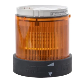 XVBC2M5 - Ø 70 mm ışıklı birim - sabit - turuncu - IP65 - 230 V - 1