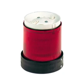 XVBC5B4 - Ø 70 mm ışıklı birim - yanıp sönen - kırmızı - IP65 - 24 V - 1