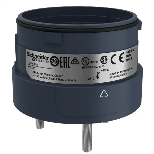 Schneider Electric - XVUZ01 - doğrudan montaj plakası - siyah - 1