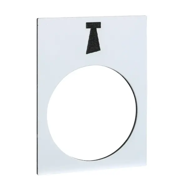 Schneider Electric - ZB2BY4932 - Gösterge - 30 x 40 mm - beyaz - klakson - 1
