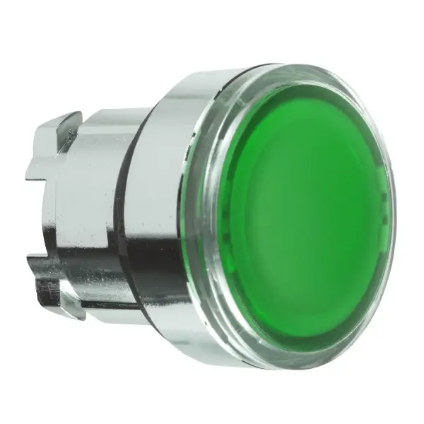 Schneider Electric - ZB4BA38 - Aydınlatmalı buton için başlık, Harmony XB4, metal, yeşil gömme, 22 mm, Entegr. LED, yerleştirme göstergesi için - 1