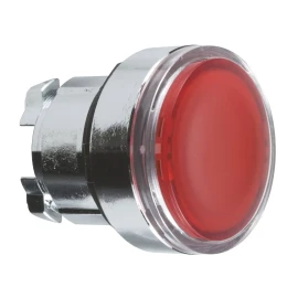 ZB4BA48 - Aydınlatmalı buton için başlık, Harmony XB4, metal, kırmızı gömme, 22 mm, Entegr. LED, Yay Geri Dönüşlü, yerleştirme göstergesi için - 1