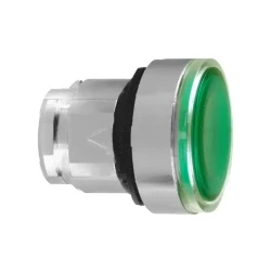  ZB4BH033 - entegre LED için yeşil sıva altı ışıklı basmalı düğme başlığı Ø22 itme-itme - 1
