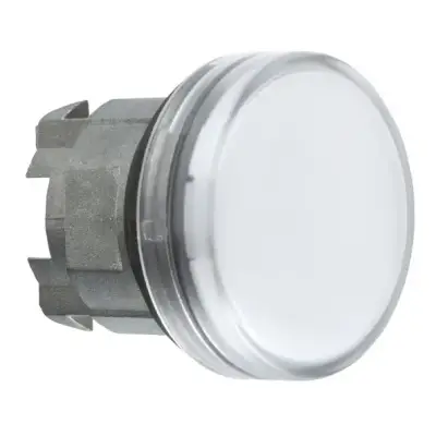 Schneider Electric - ZB4BV01 - BA9s ampul için beyaz pilot ışığı başlığı Ø22 düz lens - 1