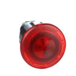  ZB4BW643 - entegre LED için kırmızı Ø40 Acil kapatma düğm başlığı Ø22 mandallama itme-çekme - 1