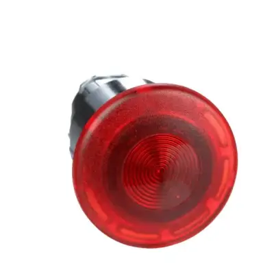 Schneider Electric - ZB4BW643 - entegre LED için kırmızı Ø40 Acil kapatma düğm başlığı Ø22 mandallama itme-çekme - 1