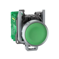  ZB4RTA3 - iletici - Ø22 mm metal başlık - yeşil başlık - 1