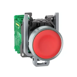  ZB4RTA4 - iletici - Ø22 mm metal başlık - kırmızı başlık - 1