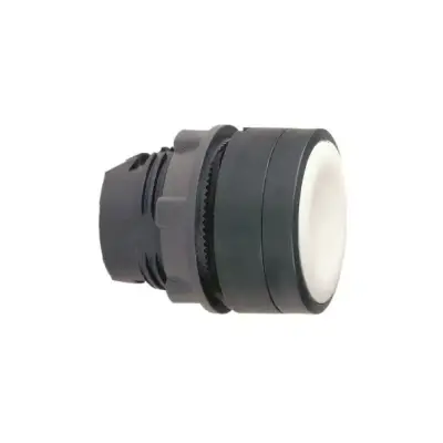Schneider Electric - ZB5AA14 - Aydınlatmasız buton için başlık, Harmony XB5, XB4, beyaz gömme buton Ã˜22 mm Yay Geri Dönüşlü işaretsiz - 1