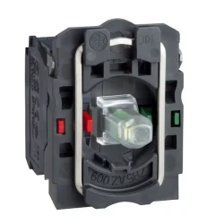  ZB5AW0B15 - entegre LED'li 24V gövde/sabitleme bilezikli beyaz ışık bloğu 1NA+1NK - 1