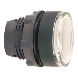 ZB5AW313 - Aydınlatmalı buton için başlık, Harmony XB5, plastik, beyaz gömme, 22mm, Entegr. LED, Yay Geri Dönüşlü, düz lens - 1