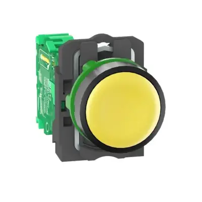 Schneider Electric - ZB5RTA5 - iletici - Ø22 mm plastik başlık - sarı başlık - 1