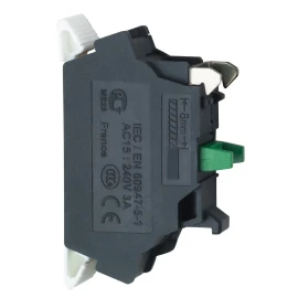 ZBE1015 - Harmony XB4, Single Kontak blok, gümüş alaşım, yaylı kelepçe terminali, 1 NO - 1