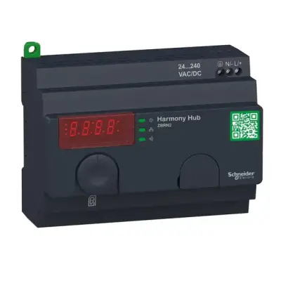Schneider Electric - ZBRN2 - erişim noktası - 2 RJ45-24..240V AC/DC-4, 5 LED gösterir-Modbus-kablosuz radyo - 1