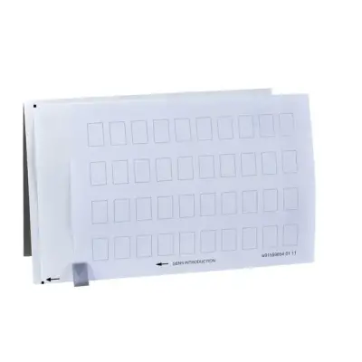Schneider Electric - ZBY5100 - yazı tutucu 30 x 50 mm için 40 sayfalı işaretsiz yazılar 18 x 27 mm - 1
