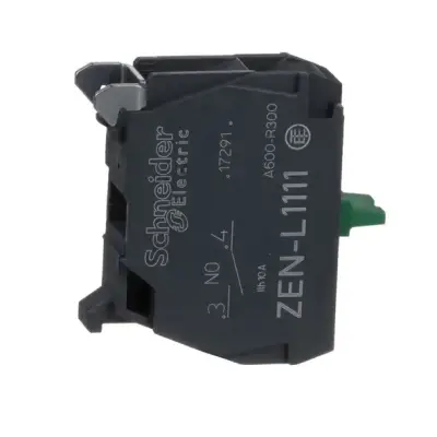 Schneider Electric - ZENL1111 - başlık Ø22 için tek kontak bloğu 1NA vida kelepçesi terminali - 1
