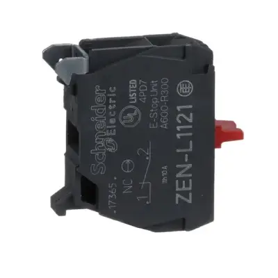 Schneider Electric - ZENL1121 - başlık Ø22 için tek kontak bloğu 1NK vida kelepçesi terminali - 1