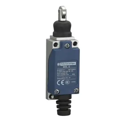 Telemecanique Sensors - XCE103C - çelik makaralı piston, dikey çalıştırma - 1
