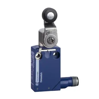 Telemecanique Sensors - XCMD2115C12 - limit anahtarı, limit anahtarları XC Standart, XCMD, termoplastik makaralı kol, 1NC+1 NO, ani, M12 - 1