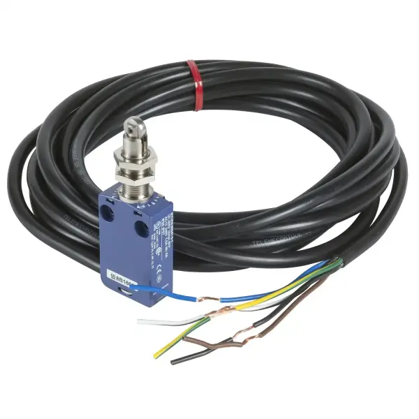 Telemecanique Sensors - XCMD21F2L1 - limit anahtarı, limit anahtarları XC Standart, XCMD, M12 çelik makaralı piston, 1NC+1 NO, ani, 1 m - 1
