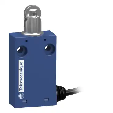Telemecanique Sensors - XCMH2102L2 - XCMH Limit Switches Miniature Plastic Metal Roller Plunger NC + NO Snap L2 - 1