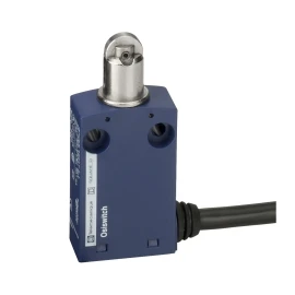 XCMN2102L1 - limit anahtarı, limit anahtarları XC Standart, XCMN, çelik makaralı piston, 1NC+1 NO, ani , 1 m - 1