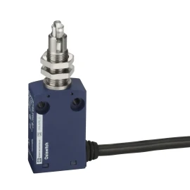 XCMN21F3L1 - limit anahtarı, limit anahtarları XC Standart, XCMN, M12 çelik makaralı piston, 1NC+1 NO, ani, 1 m - 1
