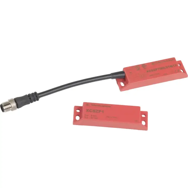 Telemecanique Sensors - XCSDMP700L01M12 - Kodlu manyetik anahtar, Telemecanique Emniyet anahtarları XCS, XCSDMP, 2 NC + 1 NO, 1 NC kademeli, M12 0,15 m - 1