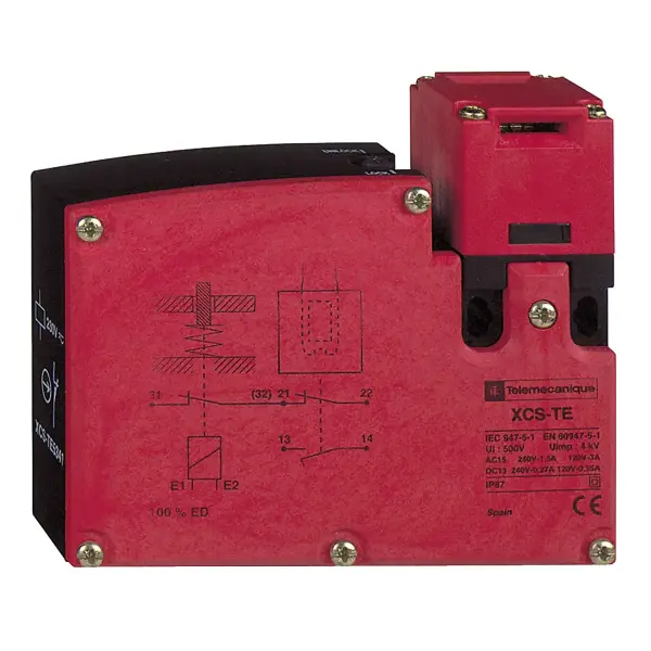 Telemecanique Sensors - XCSTE7511 - Emniyet anahtarı, Telemecanique Emniyet anahtarları XCS, plastik XCSTE, 2 NC, yavaş kesme, 1 giriş dişli Pg 11, 24 V - 1