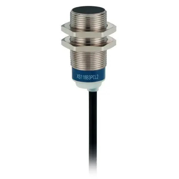 Telemecanique Sensors - XS118B3PCL2 - endüktif sensör XS1 M18 - düz kafa - Sn8mm - 12..24VDC - kablo 2m - 1