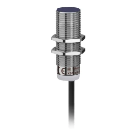 XS118BHPBL2 - endüktif sensör XS1 M18, L53mm, sarı metal, Sn8mm, 12..24VDC, kablo 2m - 1
