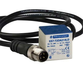 XS7T2DA214LD01 - endüktif sensör XS7 26x26x26 - plastik - Sn10mm - 12..48VDC - M12 - 1