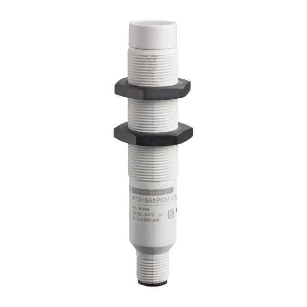Telemecanique Sensors - XT218A1PCM12 - kapasitif sensör - XT1 - silindir M18 - plastik - Sn 8 mm - 12..24 V DC - 1