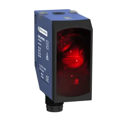 Telemecanique Sensors - XUK8LAPPNM12 - fotoelektrik lazer sensör - XUK - arka plan gizleme - Sn 0,8 m - 10..30VDC - M12 - 1