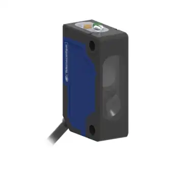 XUM9APXBL2 - Photoelectric sensors XU, photo electric sensor, miniature, polarised, Smax=8 m, PNP, cable 2 m - 3