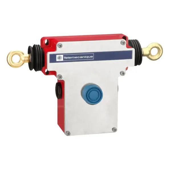 Telemecanique Sensors - XY2CEDB290 - çift acil durdurma ipli çekme anahtarı, Acil durdurma ipli çekme anahtarları XY2C, e 2x(1NC+1NO), Pg13.5, kılıf. pb, düşük kuvvet - 1