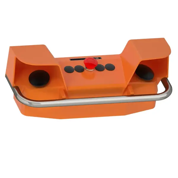 Telemecanique Sensors - XY2SB71 - çift el kontrol istasyonu - 2 basmalı düğme + 1 Acil Durdurma mantar başlığı - 1