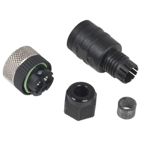 Telemecanique Sensors - XZCC20FDM30B - Dişi, 1/2 20UNF, 3 pin, düz konnektör, kablo rakoru Pg 7 - 1