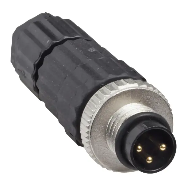Telemecanique Sensors - XZCC8MDM30V - erkek, M8, 3 pinli, düz konnektör, kablo rakoru M9,5 x 1 - 1