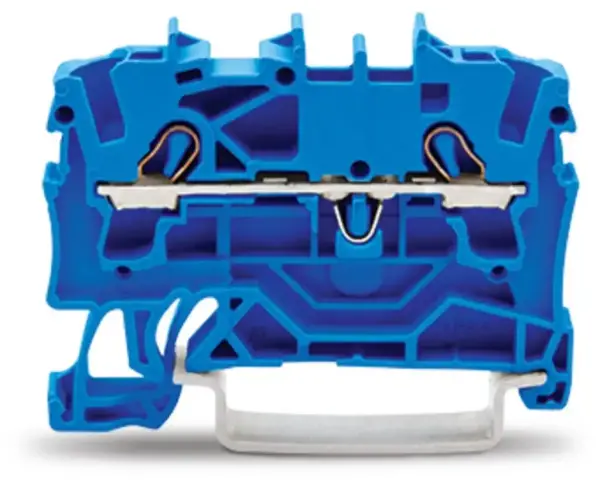 Wago - 2002-1204 - 2 iletkenli Geçiş Klemensi, Mavi - 1