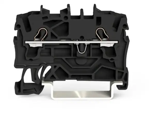 Wago - 2002-1205 - 4mm 2 İletkenli Siyah Klemens - 1