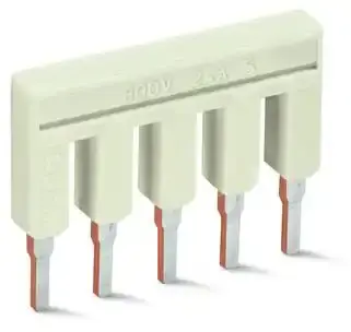 Wago - 2002-405 - Köprü; 5 yollu; yalıtımlı; açık gri - 1