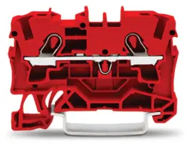 2004-1203 - 2 iletkenli Geçiş Klemensi, Kırmızı, 6mm2 - 1